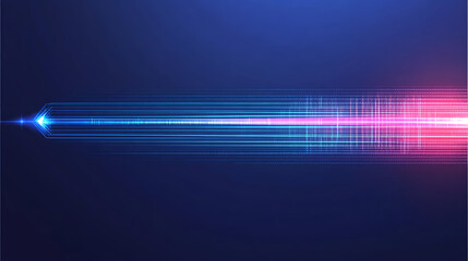 Aufkleber - Dynamic light beam action digital space graphic art futuristic environment abstract viewpoint technology concept
