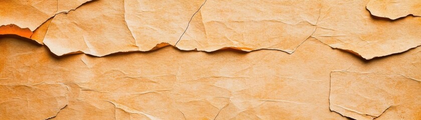 Poster - An Artistic Representation of a Torn Edge Paper Displaying Unique Textures and Soft Shadows Evoking a Sense of Nostalgia and Creativity in Design