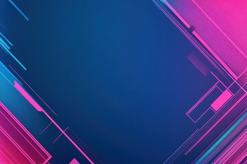 Leinwandbilder - Intricate Abstract Geometric Lines Forming a Dynamic Background with Vivid Colors Creating an Energetic and Modern Visual Experience for Design