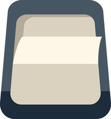 Poster - open hardcover book with a folded page corner serving as a bookmark