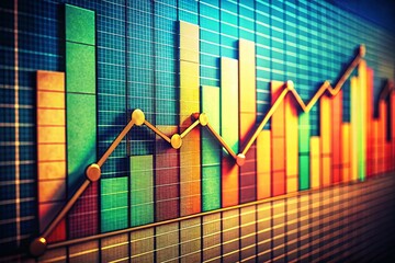 Poster - Vintage Statistics Chart Tracking Progress and Improvement