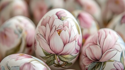 Poster - Elegant pastel pink floral bouquet with delicate blooming flowers in soft focus composition  Beautiful natural spring or summer floral arrangement with romantic vintage and feminine vibes