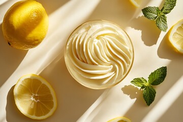 Sticker - Lemon Cream Dessert - A Summer Delight