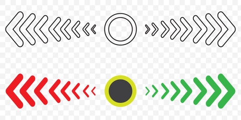 Poster - Swipe screen icon. Arrow swipe, social media scrollsign, slide. Vector illustration. Eps 10.