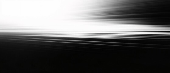 Wall Mural - Abstract Black And White Motion Blur Lines Image