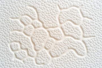 Wall Mural - White textured surface, close-up detail, abstract background, design element