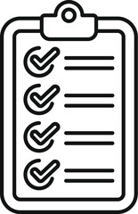 Poster - clipboard with check marks indicating completed tasks on a checklist