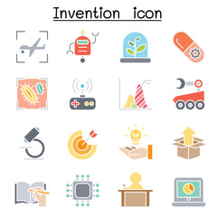 Wall Mural - Innovation & Creative idea concept icon set in thin line style