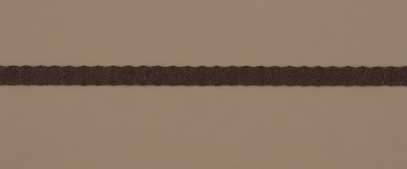 Poster - A brown line is on a tan background