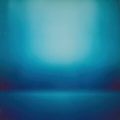 Poster - Blue background with a white line
