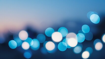 blue bokeh background