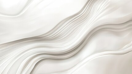 Fototapete - Light gray background with a sleek flowing line pattern, stylish and abstract texture