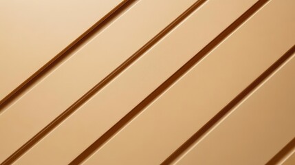 Poster - Light tan diagonal stripe background, ideal for modern and elegant design compositions.