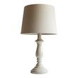 © Clear_Images_Studio - Vintage table lamp with a soft fabric shade isolated on transparent background