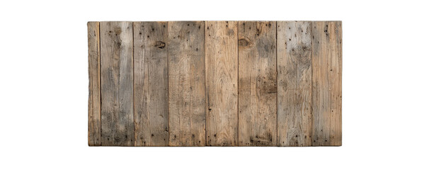 Aufkleber - A rustic wooden plank with distinct grain patterns and weathered textures.