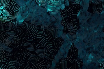 abstract close-up of a glowing blue digital circuit board, showcasing intricate connections and tech