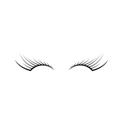 Wall Mural - eyelash clipart element