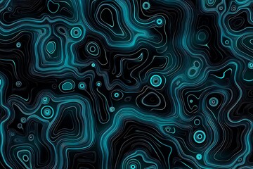 abstract close-up of a glowing blue digital circuit board, showcasing intricate connections and tech