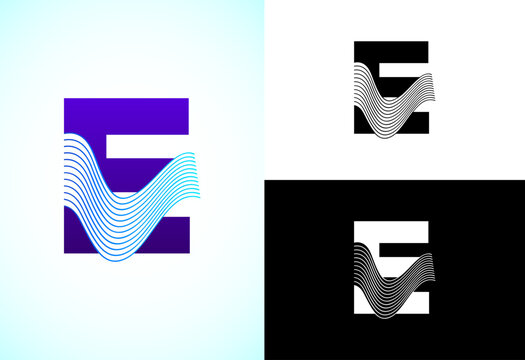 Abstract E letter logo, Graphic alphabet symbol for corporate business identity