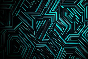 abstract close-up of a glowing blue digital circuit board, showcasing intricate connections and tech