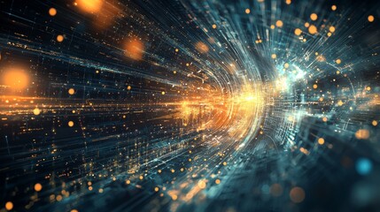 Poster - Abstract Visualization Delivering the Spirit of Dynamic Energy Flow