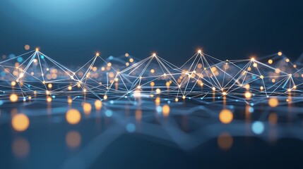 Poster - Colorful Geometric Connections in a Digital Network Representation