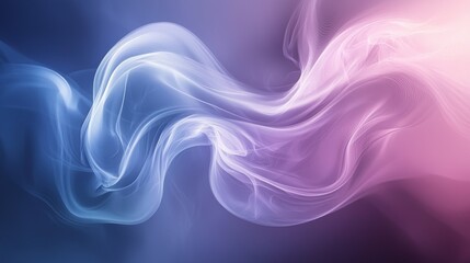 Poster - Ethereal Flowing Waves in Dynamic Digital Colorful Experience