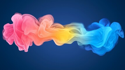 Poster - Fluid Dynamics of Colorful Data Interplay in Abstract Art Background