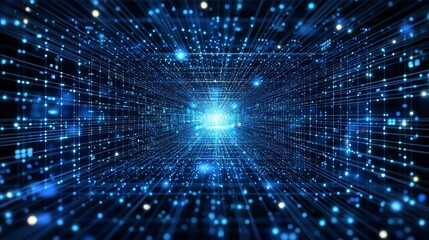 Poster - Intriguing Intersections of Cyberspace Representing Digital Connectivity