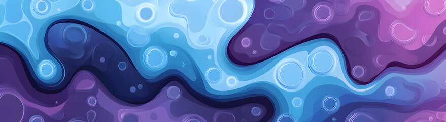 Poster - Abstract background with a blue and purple gradient