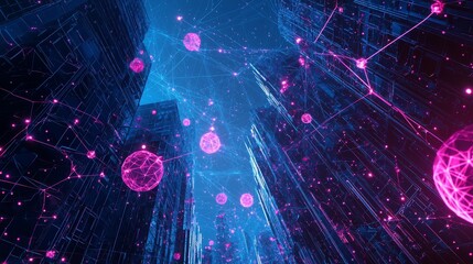 Poster - Playful Representation of Interconnected Elements in a Digital Cyberscape
