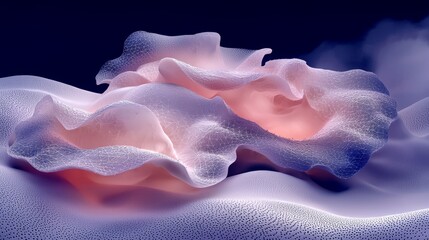Poster - Abstract Waveforms Representing Connection in Modern Cyber Landscape
