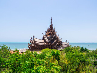 Wall Mural - Sanctuary of the Truth, Pattaya, Thailand