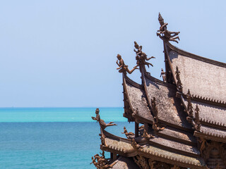 Wall Mural - Sanctuary of the Truth, Pattaya, Thailand