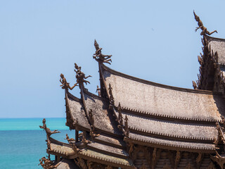 Wall Mural - Sanctuary of the Truth, Pattaya, Thailand