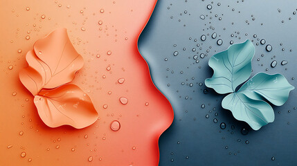 Poster - Vibrant rainfall contour map analysis digital art contemporary design colorful environment aerial view visual contrast and aesthetic appeal