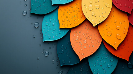 Poster - Vibrant rainfall contour map visualization digital artwork abstract design colorful environment close-up view artistic concept for enhanced understanding