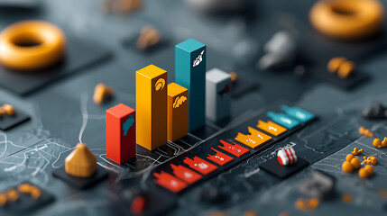 Poster - Rising natural disasters a bar graph comparison of global trends data visualization analytical environment informative perspective on environmental changes