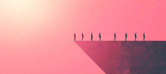 Poster - An abstract representation of business collaboration