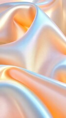 Aufkleber - pastel colors merging softly holographic, swirling together in fluid abstract pattern background, ge