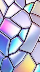 Aufkleber - pastel bubbles background abstract shiny with iridescent gleam floating softly, ethereal backdrop ho