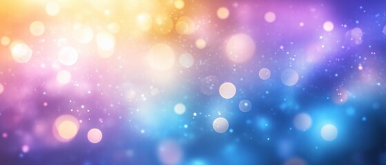 Wall Mural - Abstract Colorful Bokeh Background with Sparkling Lights