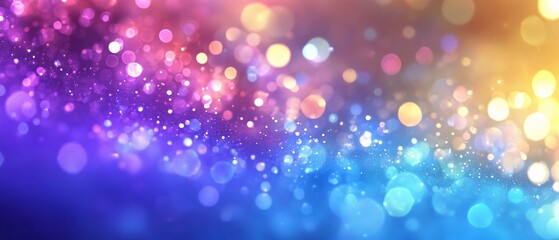 Wall Mural - Abstract Colorful Bokeh Lights Background Image