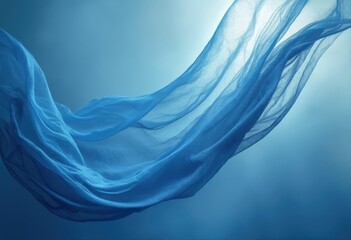 Poster - Blue Abstract Art Background