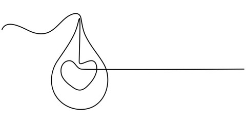 blood drop icon continuous one line drawing, Single line continuous drawing of blood drop. Single editable line icon of oil drops , blood , tears. Vector illustration, Water or blood drop line art. 
