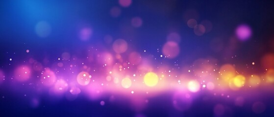 Wall Mural - Abstract Purple Pink and Blue Bokeh Lights Background