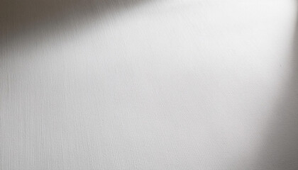 Poster - Soft light casting gentle shadows on white textured background, subtle fibers visible