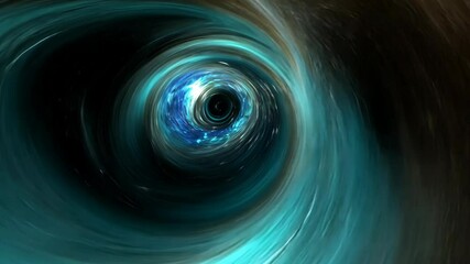 Wall Mural - Exploring the depths of a swirling cosmic vortex in a vast galaxy