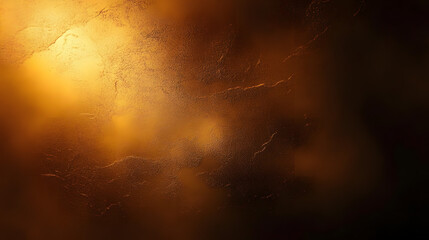 Poster - Warm and rich 4K abstract background with deep brown and gold gradients. Perfect for adding a sophisticated, grainy, and luxurious touch to any design