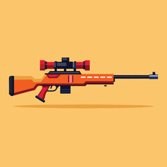 Wall Mural - gun vector